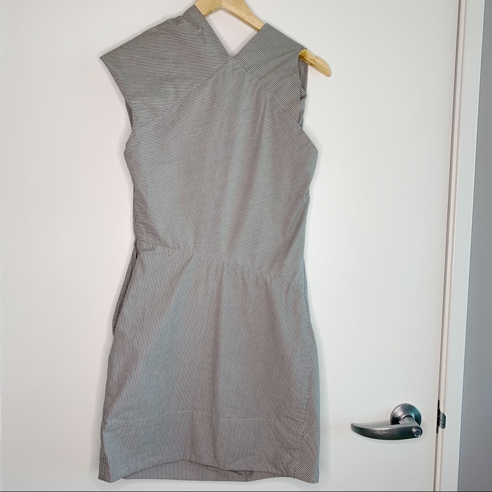 NWT All Saints Spitafields Ticking Limski Dress - Picture 4 of 8
